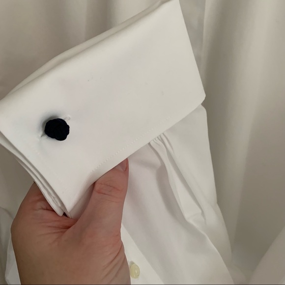 NWOT Brooks Brothers Stretch Regular-Fit Dress Shirt, Ainsley Collar French Cuff - Picture 10 of 10